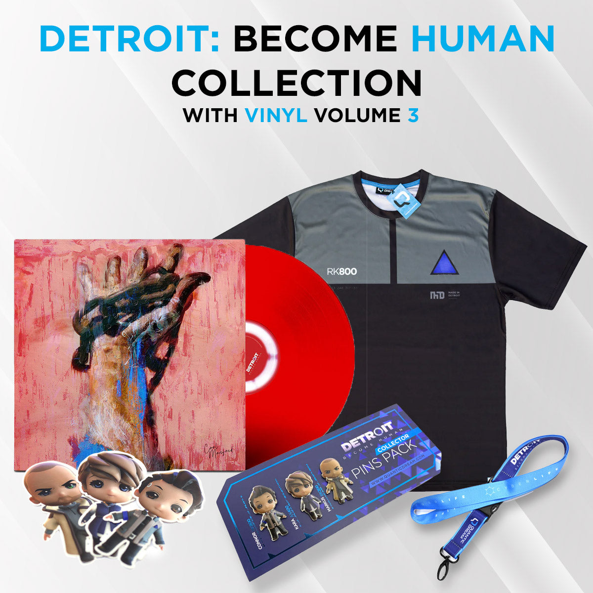 【新品・画像追加】デトロイトビカムヒューマン サントラレコードVol.3 DETROIT: BECOME HUMAN COLLECTION ( Vinyl Volume 3